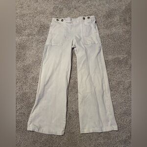 Lucky Brand Light Gray Wide Leg Pants